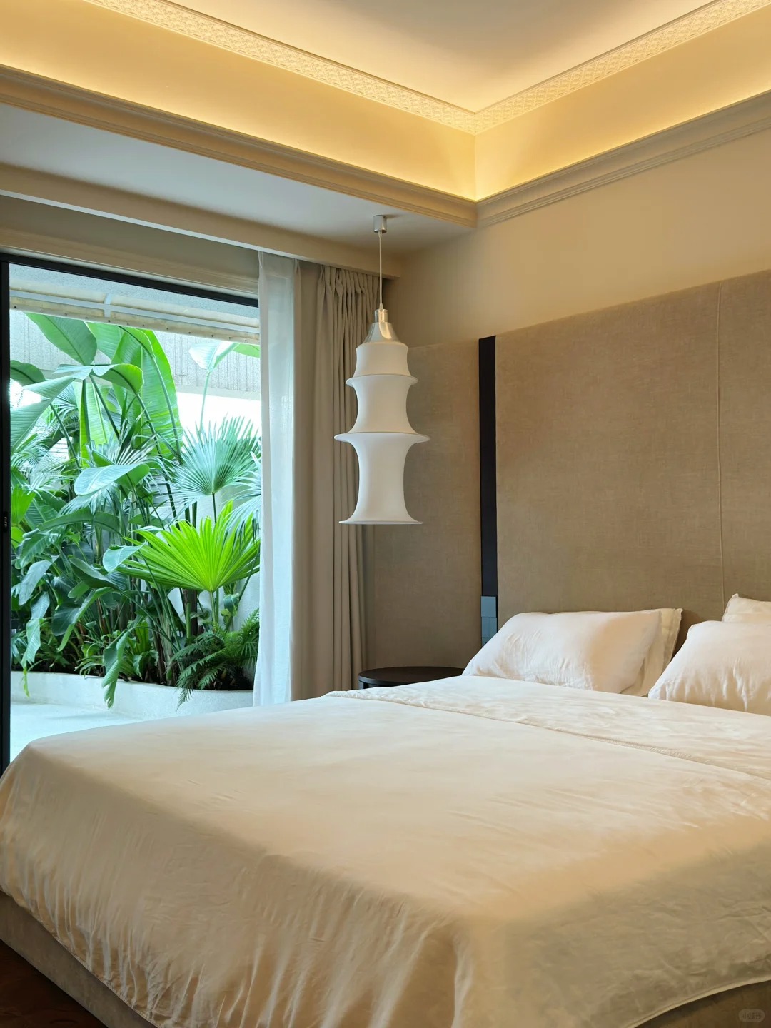 一楼的家，清新的一抹夏日绿